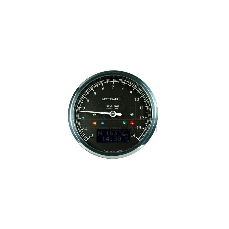 MOTOGADGET CHRONOCLASSIC 14 BLACK LCD