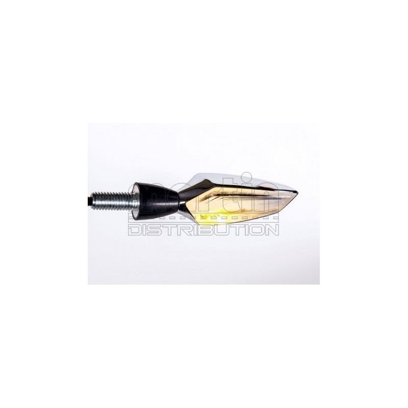 CLIGNOTANT MOTOGADGET M-BLAZE EDGE GAUCHE CHROME