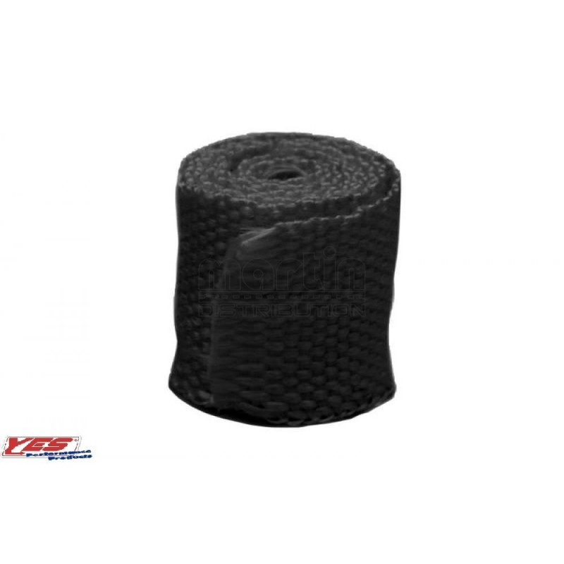 Bande thermique collecteur ACOUSTA-FIL 50mm x 7,5m 650°C noir