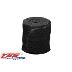 Bande thermique collecteur ACOUSTA-FIL 50mm x 7,5m 550°C noir