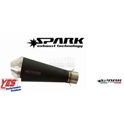 Silencieux universel MEGAPHONE SPARK Silencieux de longueur 330mm Diam 60