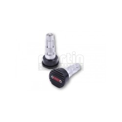 Paire d'Embout de guidon Rouge WAVE HIGHSIDER