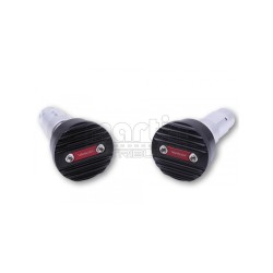 Paire d'Embout de guidon Rouge WAVE HIGHSIDER