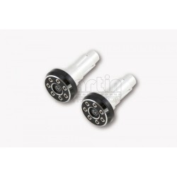 Embout de guidon CONERO TYPE 1, Alu noir HIGHSIDER