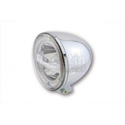 5 3/4 pouces LED Phare CIRCLE, chrome HIGHSIDER