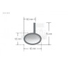 embout de guidon rétroviseur IRON CROSS HIGHSIDER