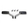 CNC milled embout de guidon rétroviseur HIGHSIDER