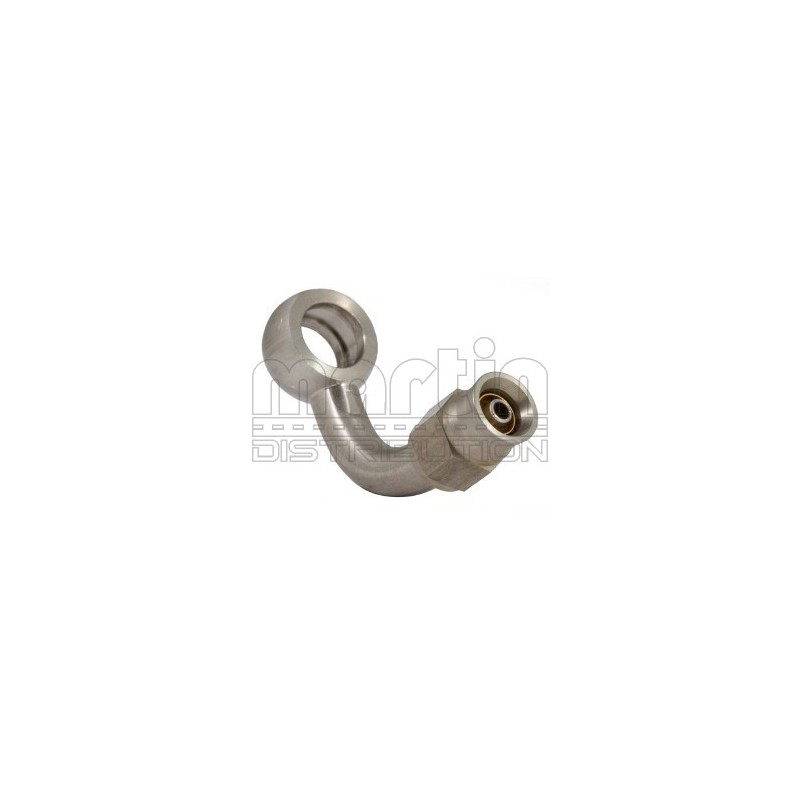 RACCORD DE DUITE DE FREIN A OLIVE INCLINE DE 90°VERS LE HAUT