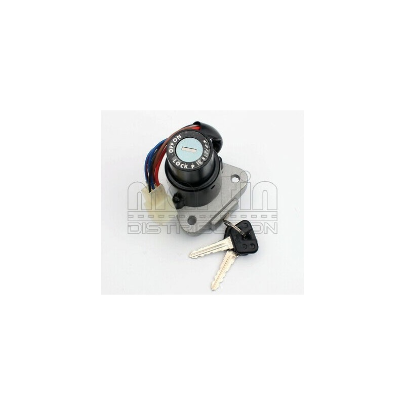 Contacteur à cles 55V / YAMAHA XT 350  / 87-90  OEM: 55V-82501-00