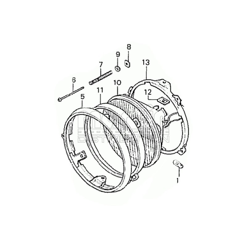 optique-de-phare-honda-cbx-1000-z-cb1-sc03-oem-33100-371-611