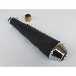 MEGHATON UNIVERSEL NOIR MAT  contre cone chromé