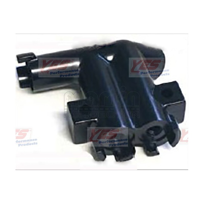 DEDOUBLEUR DE DURITE DE FREIN NOIR BRILLANT  KAWASAKI Z1/900, Z1000